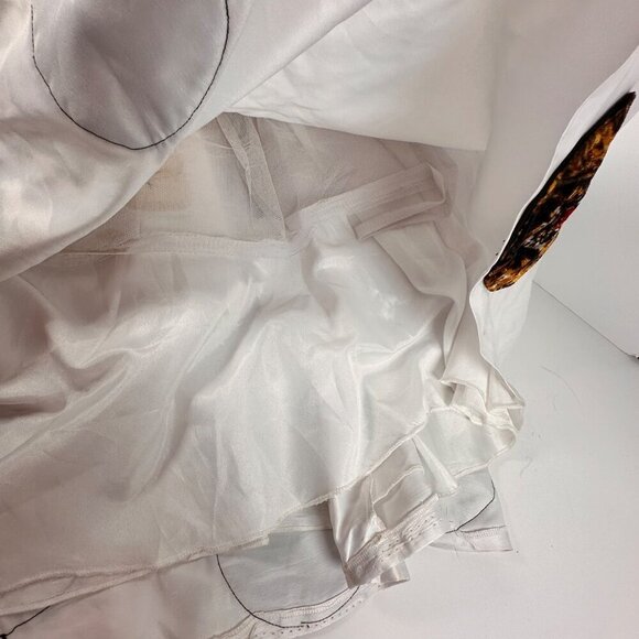 Girls Lion Print Puff Sleeve Handmade Dress Costume Fancy Halloween Unique Party - Picture 12 of 12